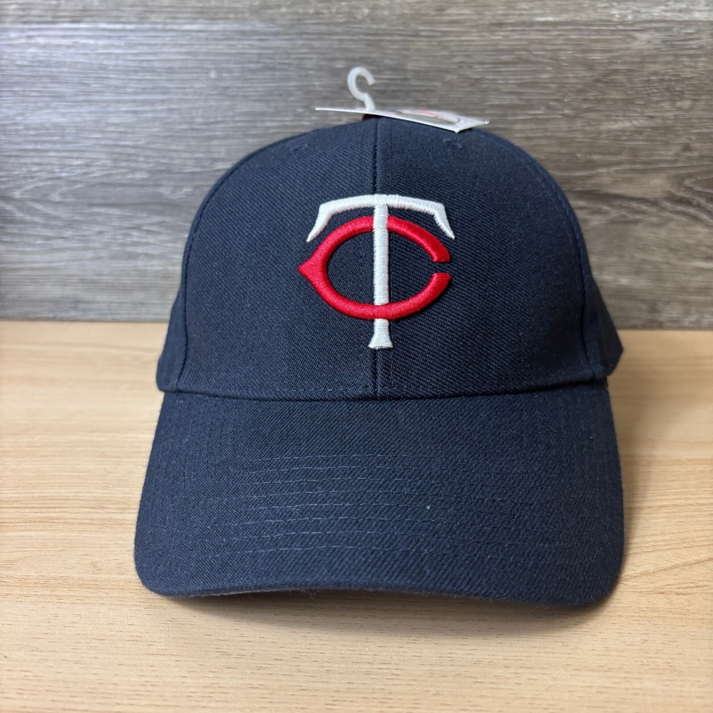 Vintage Minnesota Twins Hat Strap Back Blue MLB Baseball Adjustable NWT